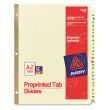 Avery Laminated Tab Divider - 25 per set