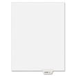 Avery Individual Bottom Tab Legal Exhibit Dividers - 25 per pack