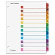 Cardinal OneStep Printable Table of Contents and Dividers - 12 per set