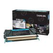 Lexmark OEM X746A1CG Cyan Toner