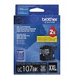 Brother LC107BK Super High-Yield Black OEM Ink Cartridge