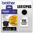 Original Brother LC612PKS Black Ink