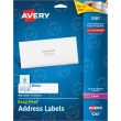 Avery 1" x 4" Rectangle Address Label (Easy Peel) - 500 per pack