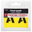 Chartpak Painting Letters & Numbers Stencil - 35 per set