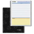 Mead QuickNotes One Subject Action Planner - 8.50" x 11" - 160 Page- Linen Cover - Black