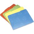 Colored File Folder Letter - 8.5" x 11" - 1/3 Tab Cut - 0.75" Expansion - 24 / Pack - 11pt. - Assorted