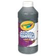 Crayola Artista II Washable Tempera Paint, Black