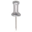 Gem Office Products Aluminum Pushpins - 100 per box