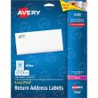 Avery 1.75" x 0.66" Rectangle Return Address Label (Easy Peel) - 1500 per pack