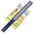 30540 Heavy Duty Document Sorter 31 x Divider - Printed - 8.50" x 11" - 1 Each - Blue Divider