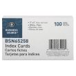 Business Source Plain Index Cards