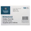 Business Source Plain Index Card