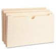 Business Source Flat File Pocket - 50 per box Legal - 8.50" x 14" - 1" Expansion  -  11 pt. - Manila