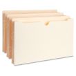 Business Source Flat File Pocket - 50 per box Legal - 8.50" x 14" - 1.50" Expansion  -  11 pt. - Manila