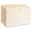 Business Source Flat File Pocket - 50 per box Legal - 8.50" x 14" - 2" Expansion  -  11 pt. - Manila