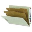 Nature Saver Classification Folder with Standard Divider - 2 Fastener - Gray