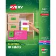 Avery 2" x 4" Rectangle Color Coding Label - 120 per pack