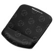 Fellowes PlushTouch Mouse Pad/Wrist Rest with FoamFusion Technology - Black