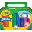 Crayola Washable Bright Sidewalk Chalk Sticks - 48 in each