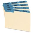 Oxford Laminated Tab Index Card Guides - 12 per set