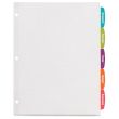 Avery Big Tab White Label Tab Dividers - PK per pack