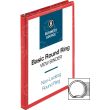 Business Source Round Ring Binder