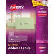 Avery 1" x 4.12" Rectangle Mailing Label (Easy Peel) - 1000 per box