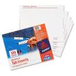 Avery WorkSaver Tab Inserts - 1 per pack Print-on - 5 Tab(s)/Set - 1 / Pack - White Tab