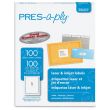 Avery 8.50" x 11" Rectangle Full Sheet Label (Laser) - 100 per box