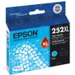 Original Epson 252XL Cyan Ink