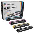 Set of 4 Brother Compatible TN221/TN225 Toners: BCMY