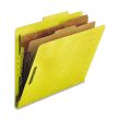 Nature Saver Classification Folder - 8.50" x 11" - 2 Dividers - 25 pt. - Yellow