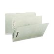 Nature Saver Pressboard Fastener Folder - 25 per box Legal - 1" Expansion - 2 - 0.35" - Gray