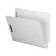 Nature Saver Pressboard Fastener Folder - Pressboard - Gray, Green