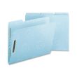 Nature Saver Pressboard Fastener Folder - Pressboard - Light Blue