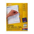 Avery Printable Self-Adhesive Tab - 96 per pack Print-on - 96 / Pack - Multicolor Tab