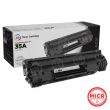 Remanufactured Black MICR Toner for HP 35A