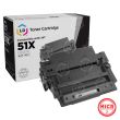 Remanufactured Black MICR Toner for HP 51X