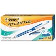 BIC Atlantis Exact Ball Pen, Black - 12 Pack