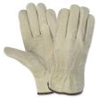 MCR Safety Durable Cowhide Leather Work Gloves - 1 pair