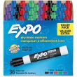 Low-Odor Dry-erase Chisel Tip Markers