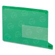 Smead 61952 Green End Tab Poly Out Guides - Two-Pocket Style - 25 per box