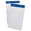 Ampad Perforated Ruled Pads - 50 Sheets - 5" x 8" - White