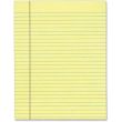 Tops 7522 Gum Top Pad - 50 Sheet - 16lb - Legal Ruled - 8.5" x 11"- Canary