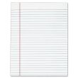 Tops Gum Top Pad - 50 Sheet - 8.5" x 11" - White