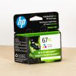 HP Original 67XL High Yield Color Ink Cartridge, 3YM58AN