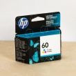 HP Original 60 Tri-Color Ink Cartridge, CC643WN