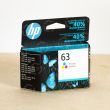 HP Original 63 Tri-Color Ink Cartridge, F6U61AN