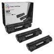 3 Pack Canon 137 Black Compatible Toner Cartridges