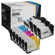 9-Piece Remanufactured Epson 252XL Ink Cartridge Set